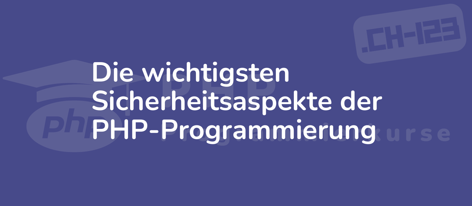 expert programmer highlighting key php programming security aspects against a professional blue background 8k detailed representation