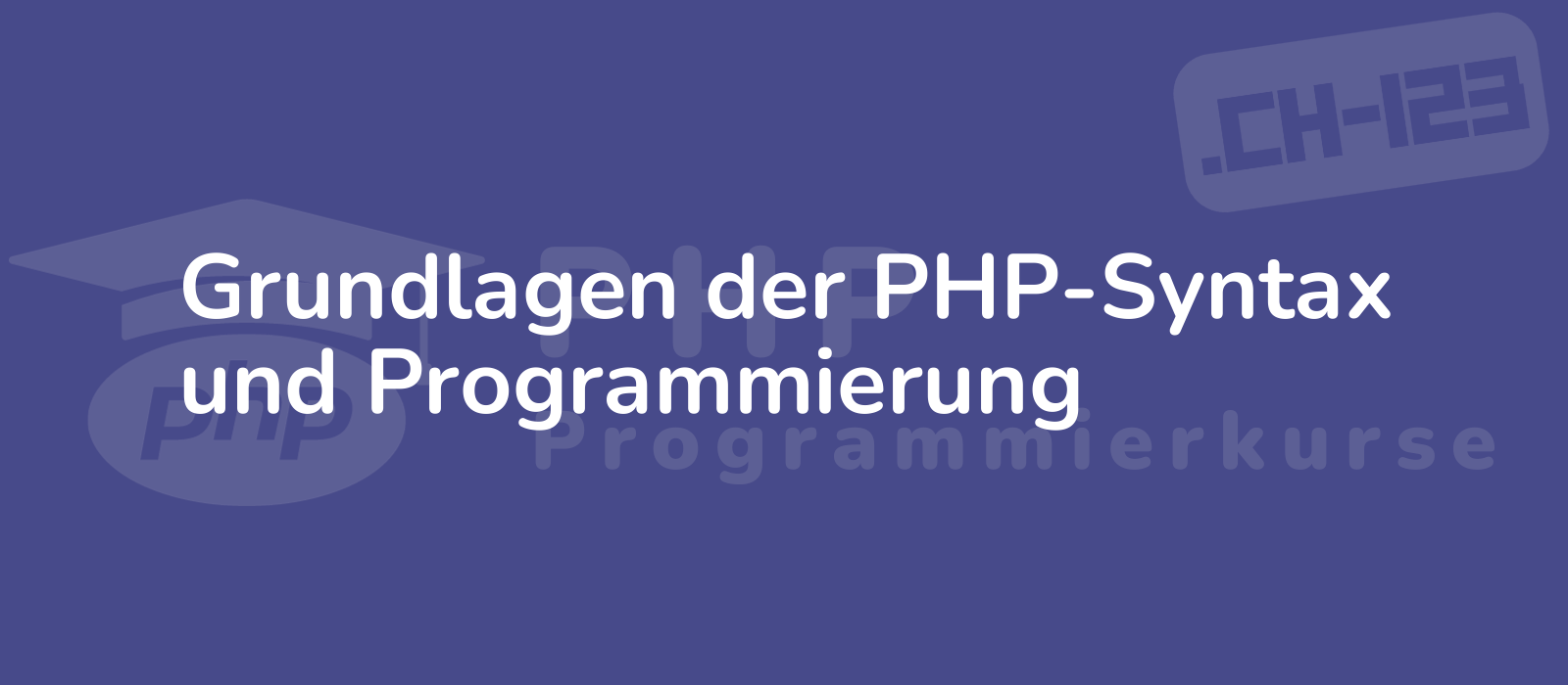 clean and minimalistic representation of php syntax and programming with a modern twist high resolution concise and informative