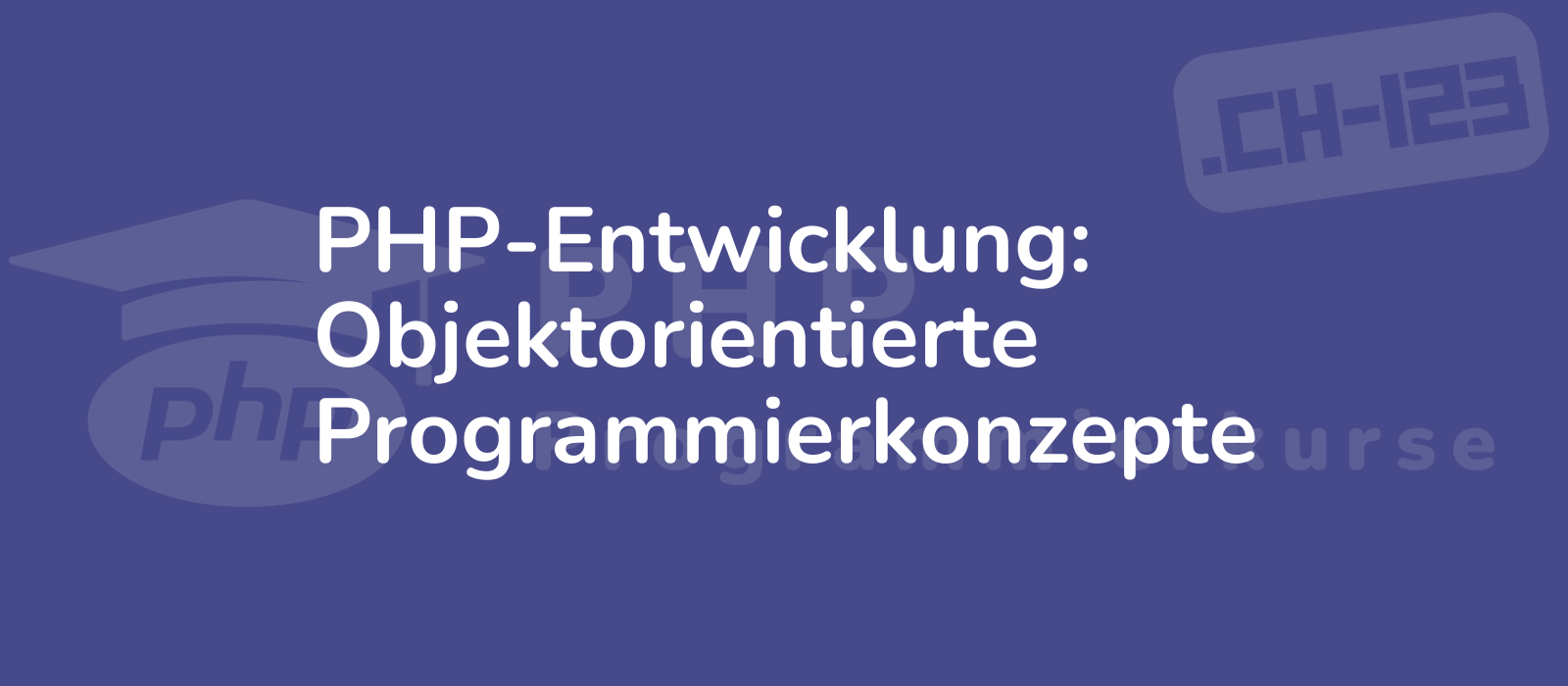 modern php code on a computer screen showcasing object oriented programming concepts with a sleek and professional design